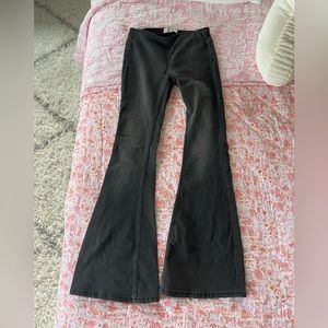 Free People Black Flare Pants